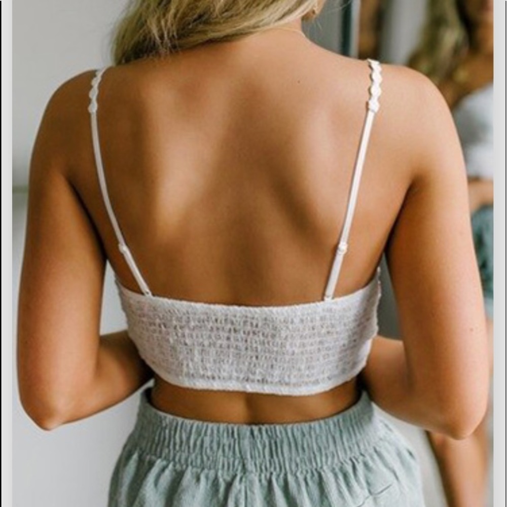 🔥restocked🔥Sunrise To Sunset Crop Lace Bralette - Picture 2 of 5
